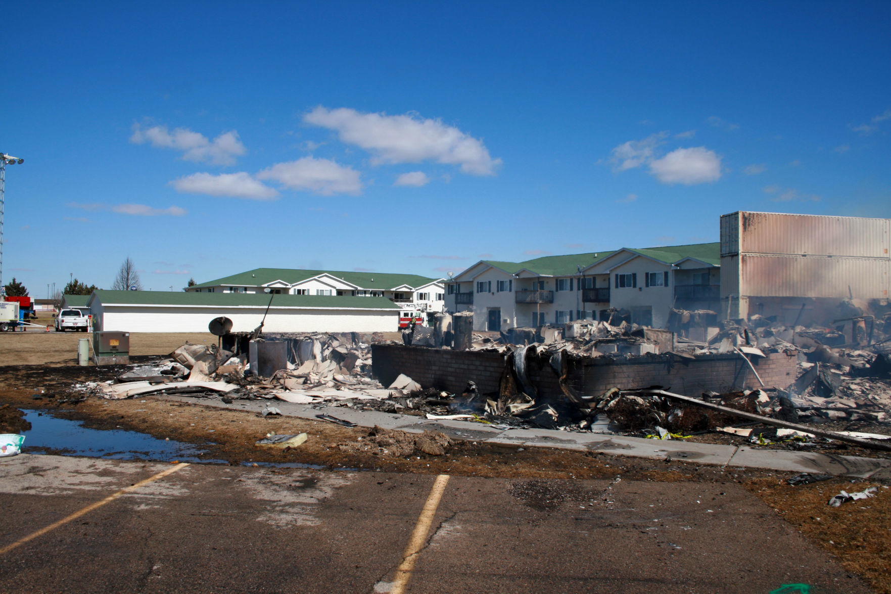 Investigation photos from 109 Knaup Drive explosion